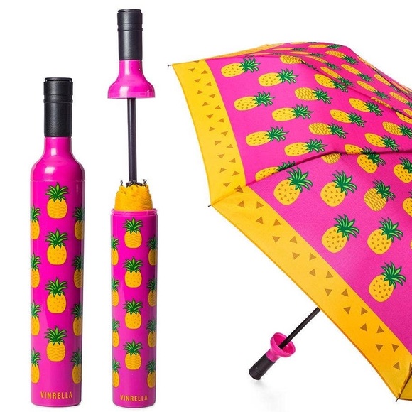 Great Gift! Vinrella Umbrella In a Bottle Purple Sea Life Design - Picture 7 of 10